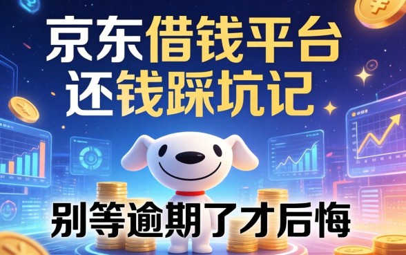 京东借钱平台还钱踩坑记：别等逾期了才后悔