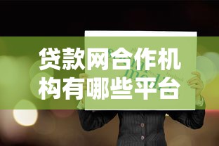 贷款网合作机构有哪些平台？10大类型全解析