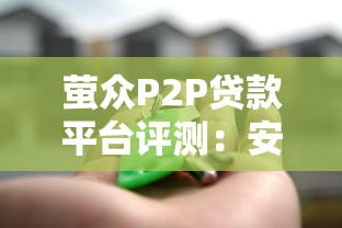 萤众P2P贷款平台评测:安全可靠的借贷选择解析 萤众P2P贷款平台评测:安全可靠的借贷选择解析