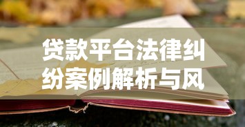 贷款平台法律纠纷案例解析与风险防范指南