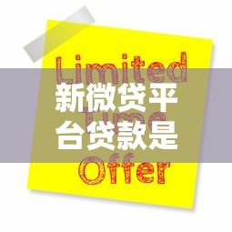 新微贷平台贷款是什么？解析贷款优势与申请全流程