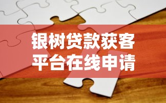银树贷款获客平台在线申请：一站式解决企业融资难题