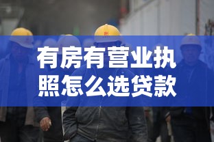 有房有营业执照怎么选贷款平台？这5个渠道通过率高