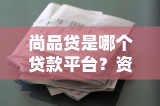 尚品贷是哪个贷款平台？资质、产品及申请全解析