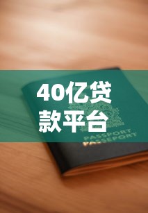 40亿贷款平台有哪些？十大靠谱平台推荐及申请攻略