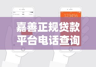嘉善正规贷款平台电话查询及申请指南（最新推荐）