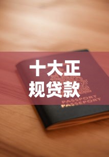 十大正规贷款平台申请条件详解，资质要求一目了然