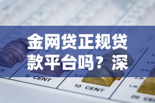 金网贷正规贷款平台吗？深度解析资质安全与用户口碑