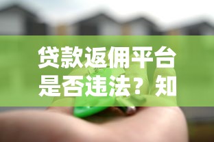 贷款返佣平台是否违法？知乎用户热议的五大关键点解析