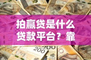 拍赢贷是什么贷款平台？靠谱吗？利息高不高？全面解析！