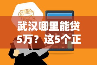 武汉哪里能贷5万？这5个正规平台快速到账攻略