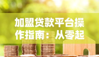 加盟贷款平台操作指南：从零起步到成功运营的关键步骤