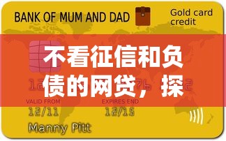 不看征信和负债的网贷，探讨五款大额度贷款平台