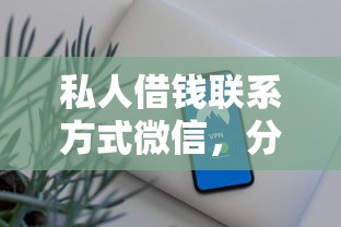 私人借钱联系方式微信，分享五个微贷网是什么网贷平台