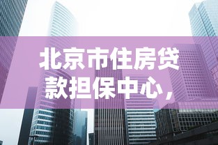 北京市住房贷款担保中心，介绍五个融享花一样的平台