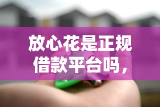 放心花是正规借款平台吗，梳理5个网贷平台一定能借到钱