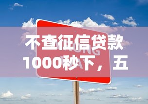 不查征信贷款1000秒下，五大登峰购绝对能下的口子