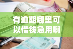 有逾期哪里可以借钱急用啊，探讨五款平台借钱还不起怎么办