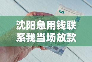 沈阳急用钱联系我当场放款，分析五个借钱的平台100%能借到利息低