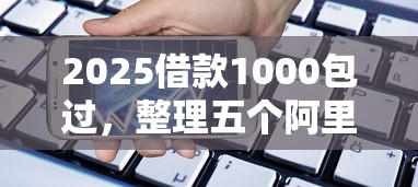 2025借款1000包过，整理五个阿里巴巴贷款平台