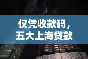 仅凭收款码，五大上海贷款平台