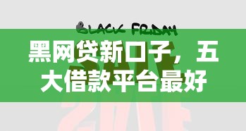 黑网贷新口子，五大借款平台最好借钱