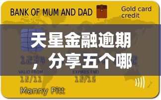 天星金融逾期，分享五个哪些贷款平台不上征信