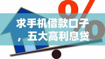 求手机借款口子，五大高利息贷款平台