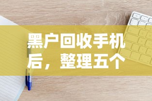 黑户回收手机后，整理五个被执行人下款口子