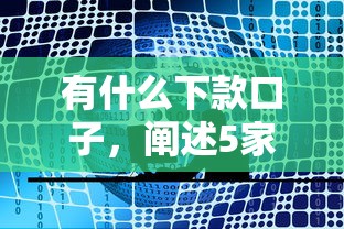 有什么下款口子，阐述5家十大靠谱网贷平台