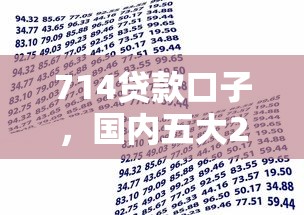 714贷款口子，国内五大2025年短期借款平台,7到14天