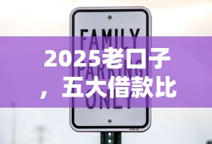 2025老口子，五大借款比较多好贷款的平台呢