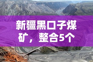 新疆黑口子煤矿，整合5个能下款的平台