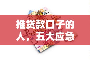 推贷款口子的人，五大应急贷款平台