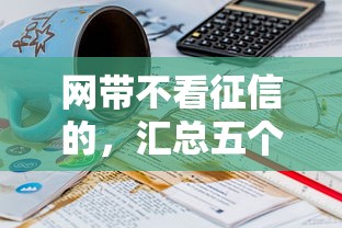 网带不看征信的，汇总五个65岁可以借款的平台