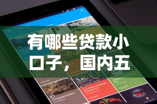 有哪些贷款小口子，国内五大不算查询征信次数的平台