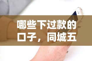 哪些下过款的口子，同城五个企业贷款平台好