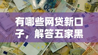 有哪些网贷新口子，解答五家黑户能在借款平台借到钱