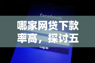哪家网贷下款率高，探讨五款黑网贷口子大全