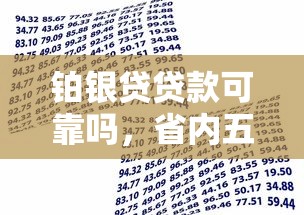铂银贷贷款可靠吗，省内五个2025年哪些借款平台不查征信大数据