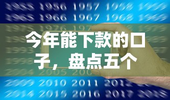 今年能下款的口子，盘点五个正规网络贷款平台