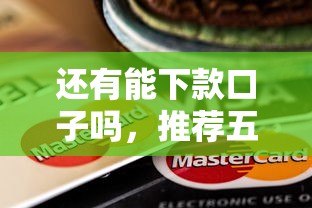 还有能下款口子吗，推荐五个最新黑口子秒过的