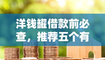 洋钱罐借款前必查，推荐五个有那些贷款平台不需要看征信