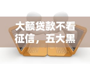 大额贷款不看征信，五大黑户呆账逾期能下的口子
