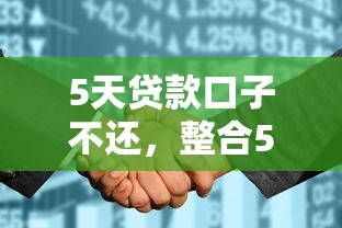 5天贷款口子不还，整合5个征信花了网贷平台哪些好下款