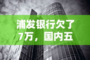 浦发银行欠了7万，国内五大各种贷款平台