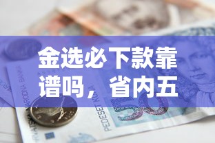 金选必下款靠谱吗，省内五个贷款期限长的平台