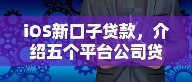 iOS新口子贷款，介绍五个平台公司贷款