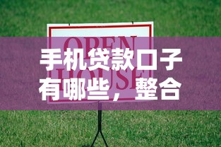 手机贷款口子有哪些，整合5个借款平台不上征信的