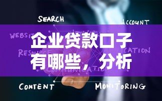 企业贷款口子有哪些，分析五个十大贷款平台